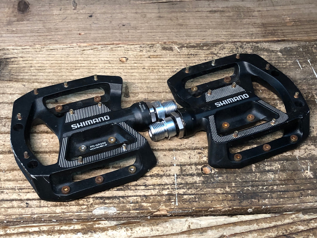IQ912 シマノ SHIMANO PD-GR500 フラットペダル