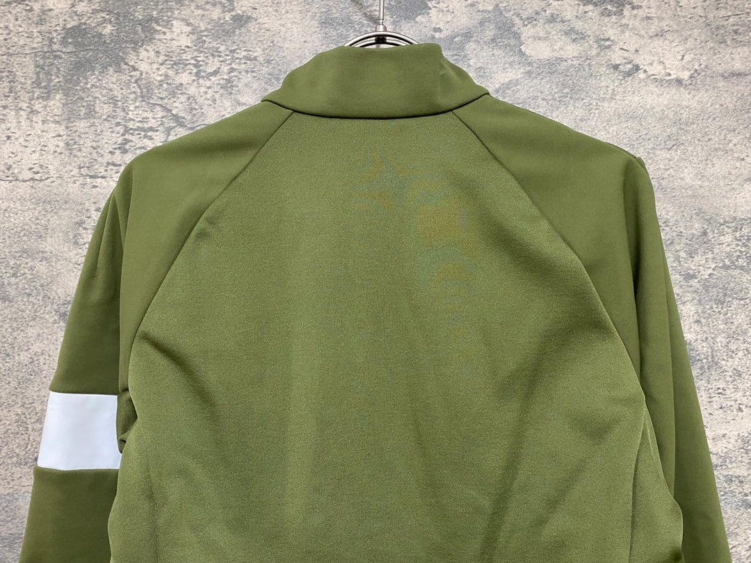 JS013 ラファ Rapha MEN'S CORE WINTER JACKET 長袖 サイクルジャケット オリーブ M 裏起毛