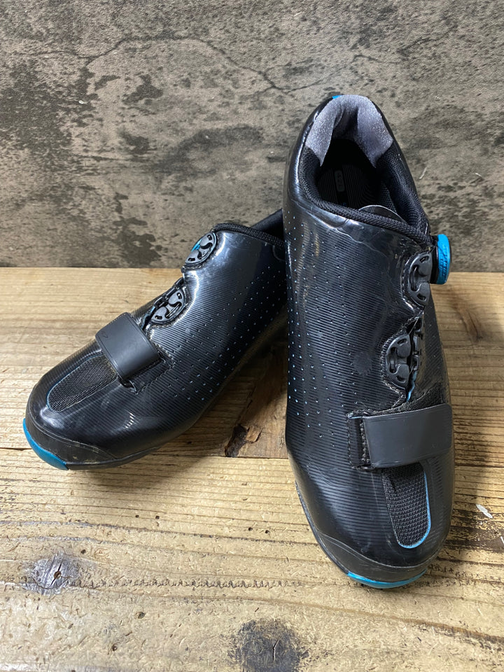 KJ935 シマノ SHIMANO SH-XC700E L WIDE ビンディングシューズ 黒 2穴 BOA EU42