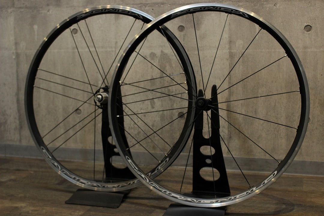 カンパニョーロ CAMPAGNOLO ゾンダ ZONDA アルミ クリンチャー ホイールセット シマノ 11S/12S 【名古屋店】