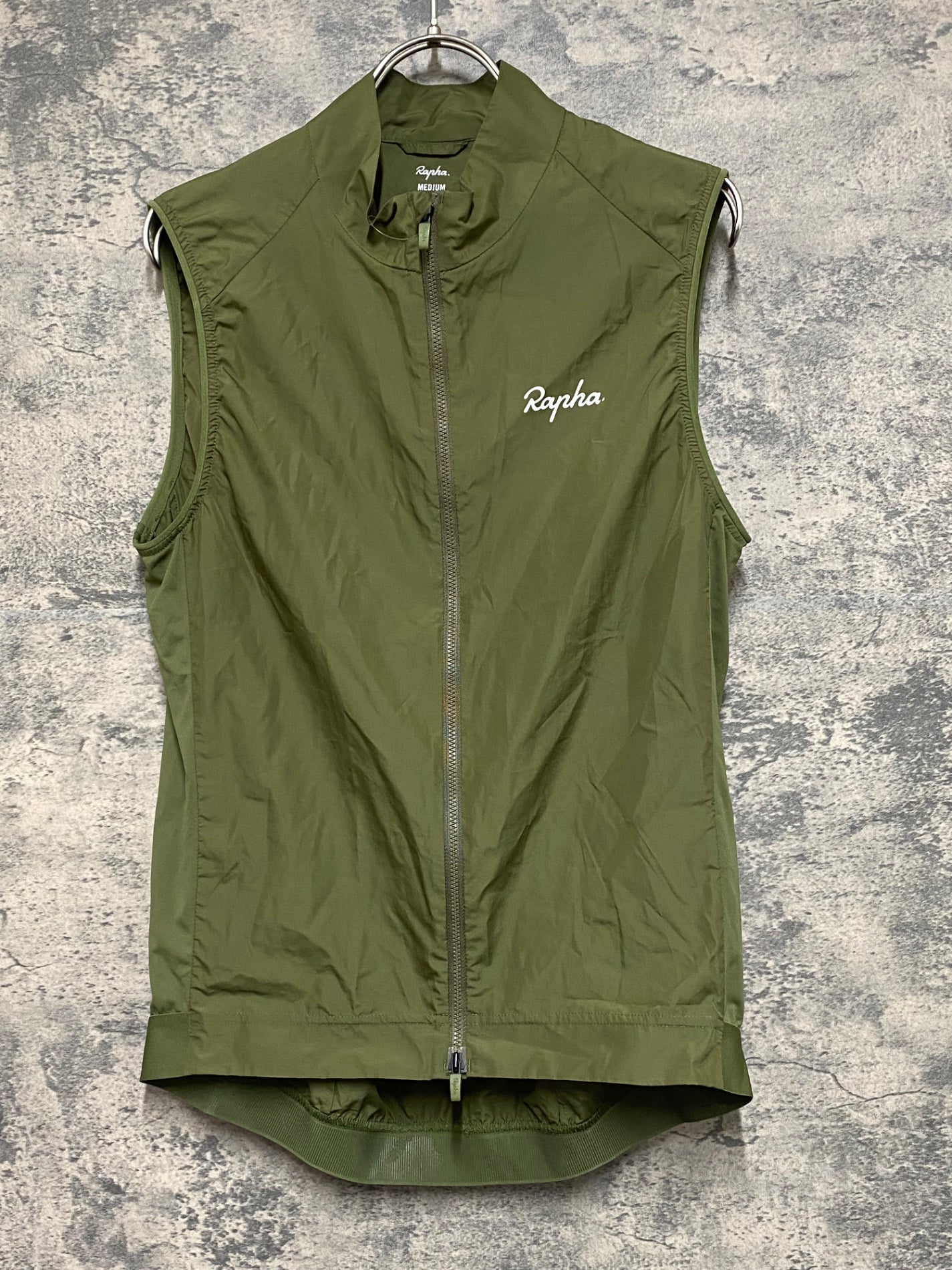 Rapha メンズ コア ジレ オリーブグリーン KF219 ラファ Rapha MEN'S CORE GILET ジレ サイクルベスト オリーブ M