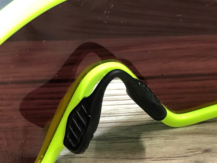 JS593 オークリー OAKLEY WINDJACKET 2.0 サングラス アイウェア 蛍光黄 黒 PRIZM ※レンズ剥離