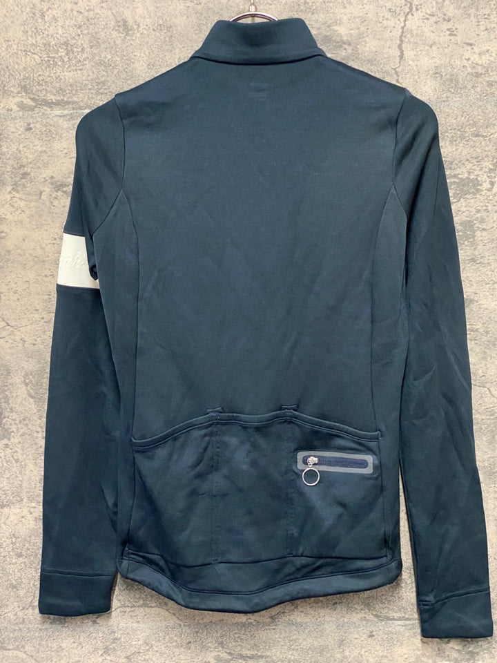 KM438 ラファ Rapha WOMEN’S CLASSIC LONG SLEEVE JERSEY Ⅱ 長袖 サイクルジャージ 黒 XS