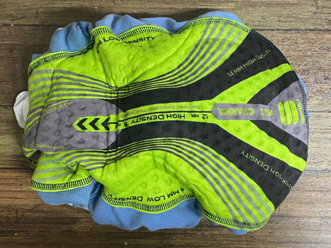 KJ866 スポーツフル sportful ビブタイツ 水色 L 裏起毛 TINKOFF