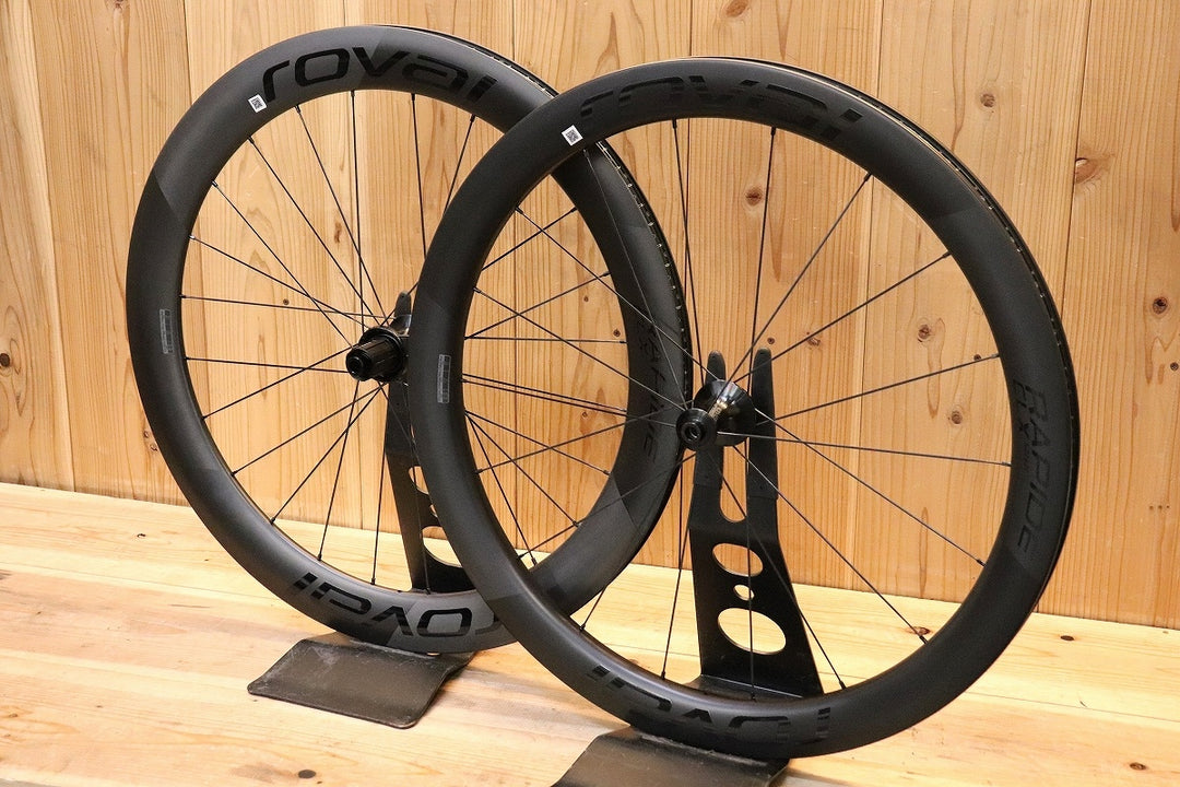BFV786_ASHIYAロヴァ―ル ROVAL ラピーデ RAPIDE CLX2 カーボン チューブレスレディ ホイールセット シマノ 11/12S 【芦屋店】