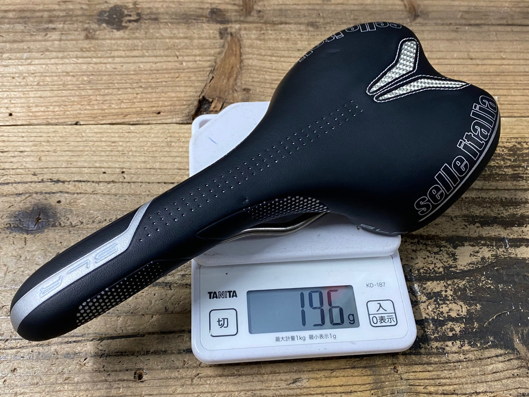 KO332 セライタリア SELLE ITALIA SLR FLOW titanium サドル レール S1 FRICTION FREE 黒