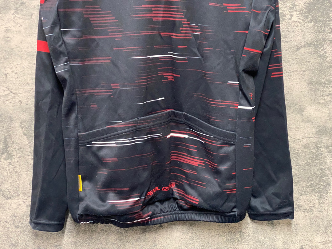 KC269 パールイズミ PEARL iZUMi 長袖 サイクルジャージ 黒 M 裏起毛 THERMODRESS NEO