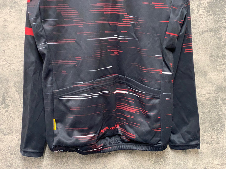 KC269 パールイズミ PEARL iZUMi 長袖 サイクルジャージ 黒 M 裏起毛 THERMODRESS NEO