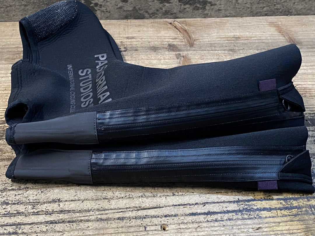 KA521 パスノーマルスタジオ PAS NORMAL STUDIOS LOGO HEAVY OVERSHOES シューズカバー 黒 L