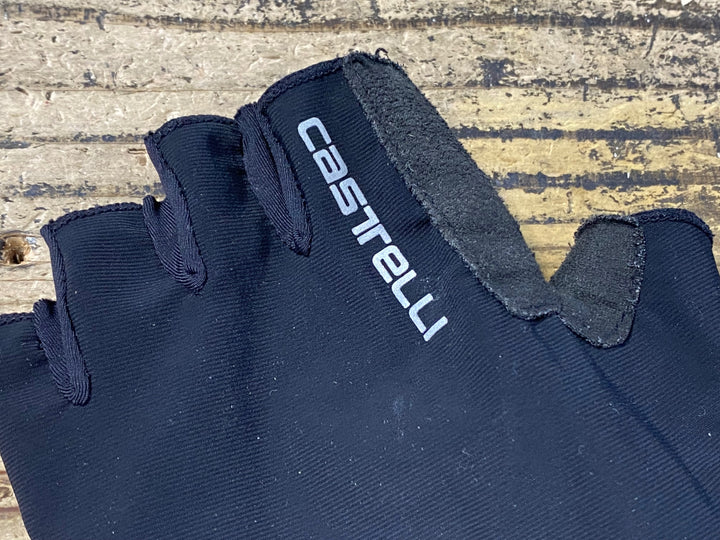 KE212 カステリ CASTELLI 指切 サイクルグローブ 黒 M