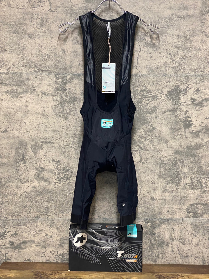 JQ343 アソス ASSOS T.607 ビブタイツ 黒 L 裏起毛