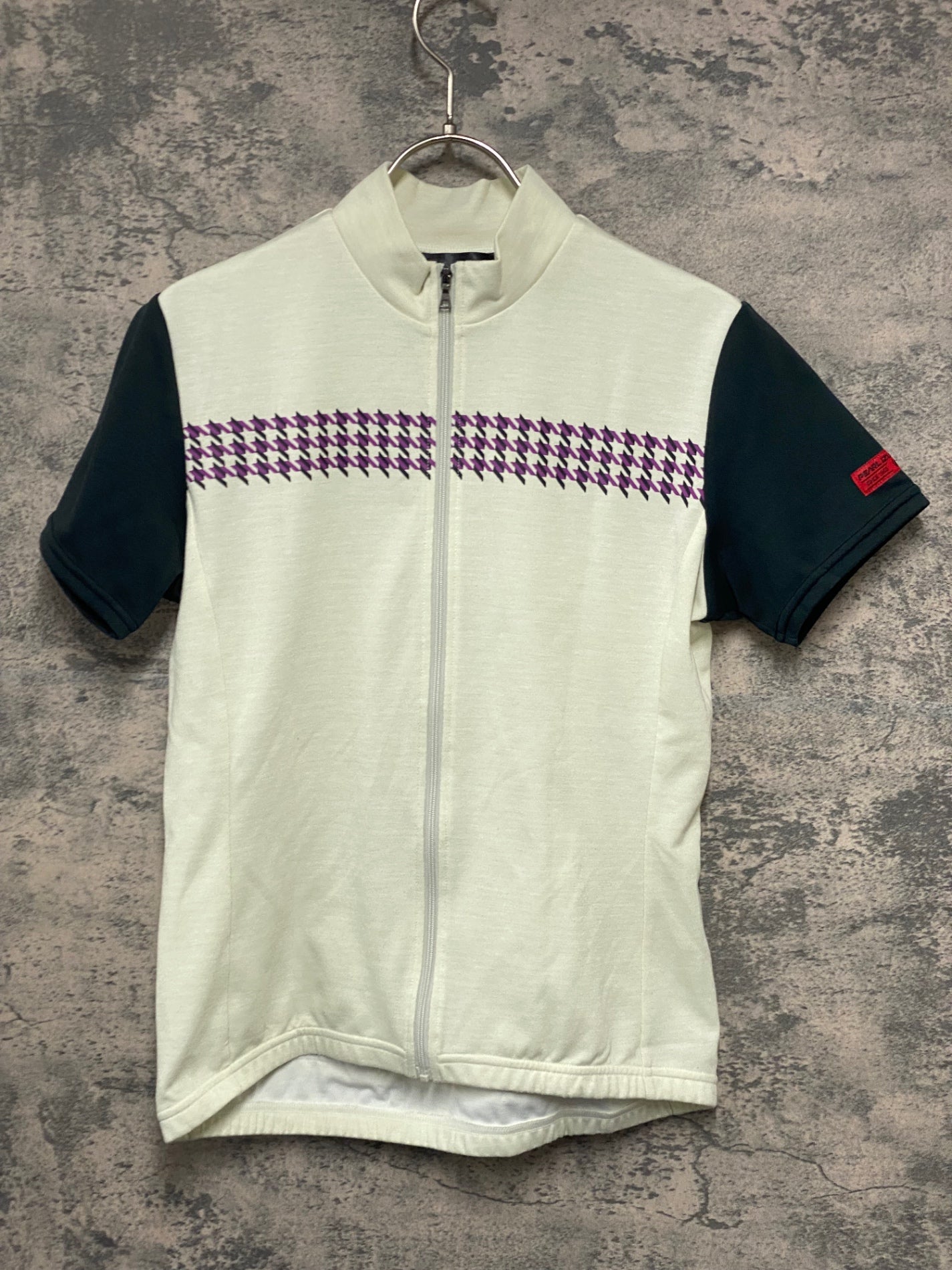 JS681 パールイズミ PEARL iZUMi 半袖 サイクルジャージ 白 黒 M