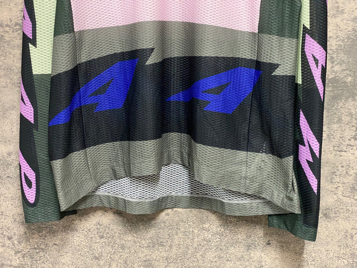 KF623 マープ MAAP Evade X LS Tee メッシュTシャツ 総柄 S