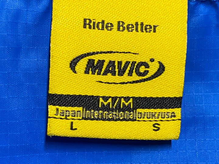 KF857 マヴィック MAVIC 長袖 ウインドブレイカー 青 L