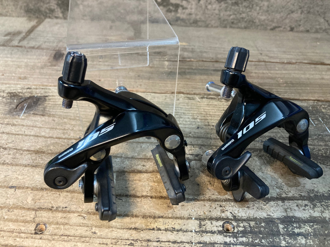JP412 シマノ SHIMANO 105 BR-R7000 キャリパーブレーキ 前後セット 黒