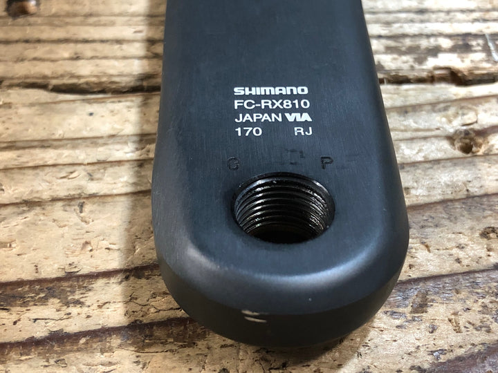 KJ600 シマノ SHIMANO GRX FC-RX810 クランクセット 170mm 40T 11S シングル ナローワイド