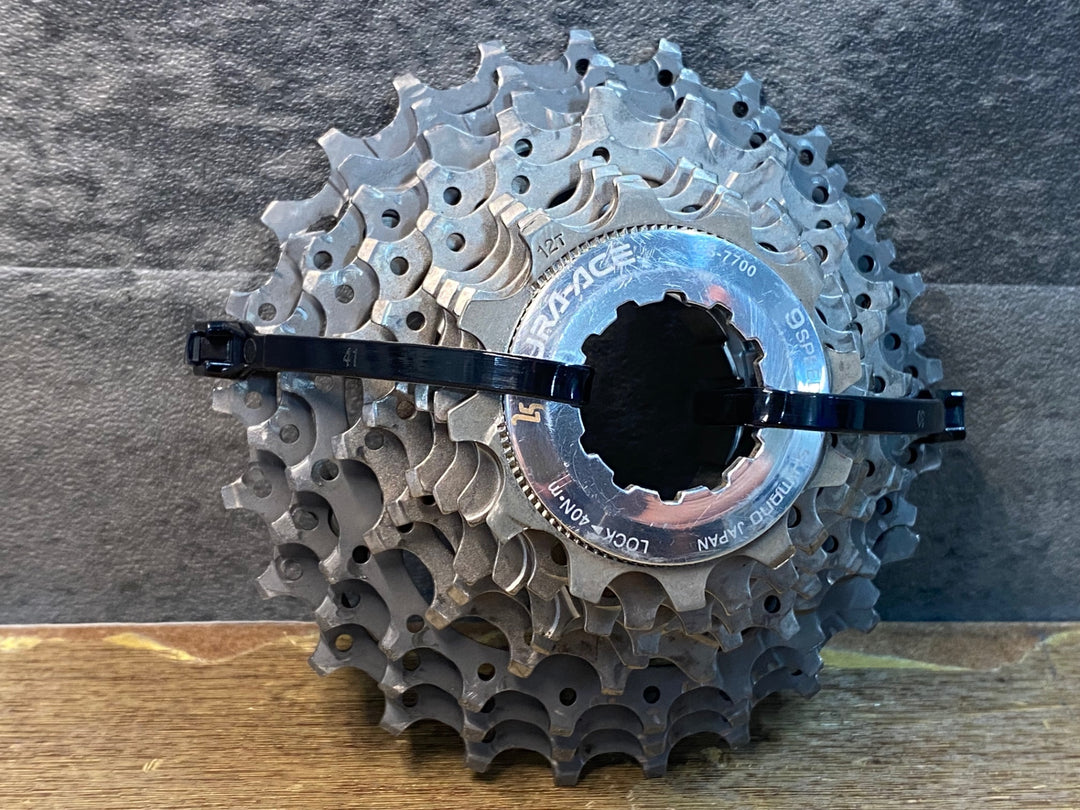 JJ517 シマノ SHIMANO デュラエース DURA-ACE CS-7700 スプロケット 12-25T 9s 25周年 ※傷