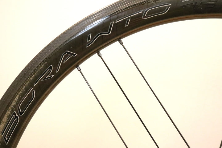 カンパニョーロ CAMPAGNOLO ボーラ BORA WTO 45 カーボン チューブレスレディ ホイールセット シマノ11/12S 19C 【仙台店】