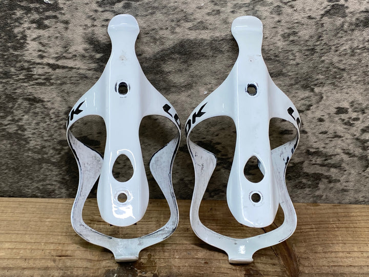 JN348 ルック LOOK カーボン ボトルケージ ペア 白