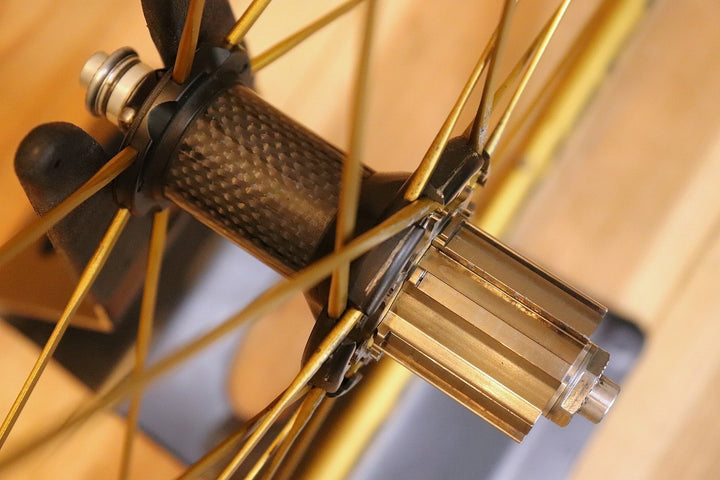 カンパニョーロ CAMPAGNOLO シャマル ウルトラ SHAMAL ULTRA GOLD ホイールセット アルミ クリンチャー カンパ12/11S 15C 【芦屋店】
