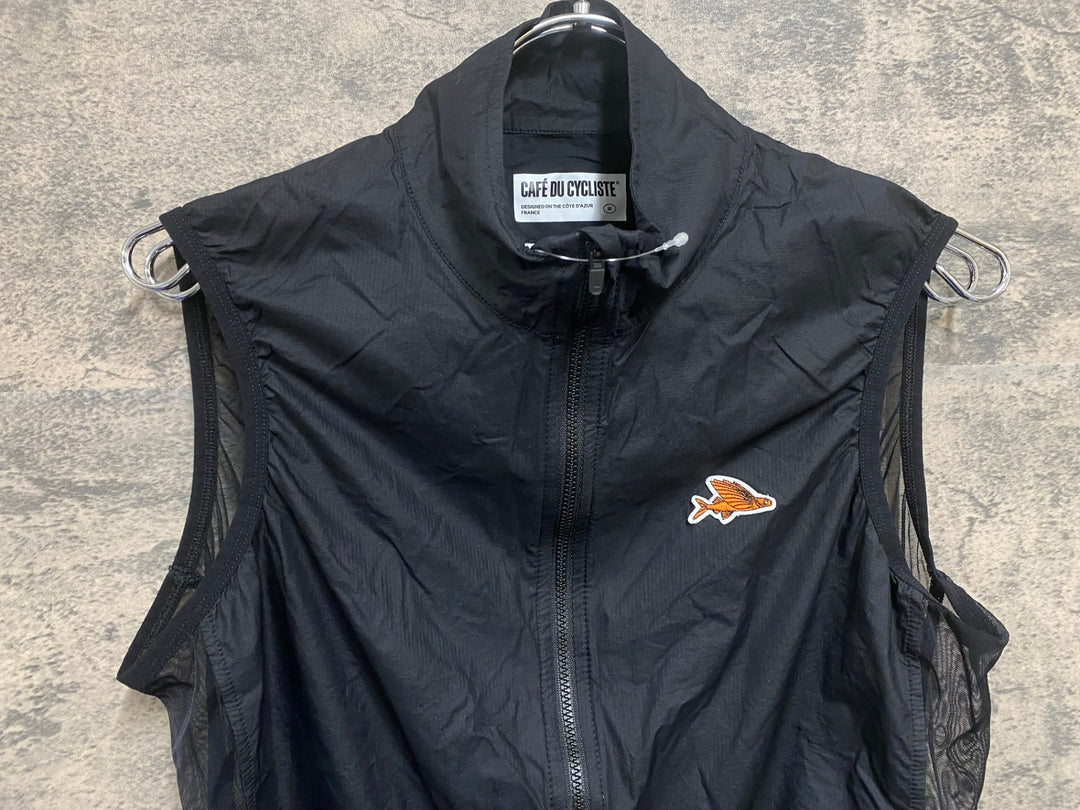 KO571 カフェドシクリステ cafe du cycliste EDITH GILET MEN サイクルベスト ジレ 黒 M