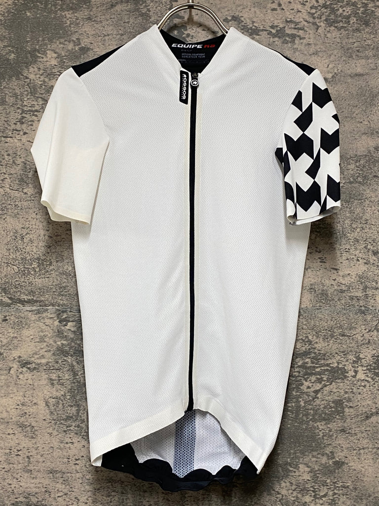 アソスassos ErlkoenigSS Jersey半袖サイクルジャージ白黒S KG808 アソス ASSOS EQUIPE RS AERO SS JERSEY 半袖 サイクルジャージ