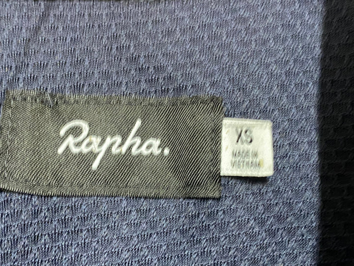 KC832 ラファ Rapha MERINO POLO 半袖 ポロシャツ 濃紺 XS ※一部変色