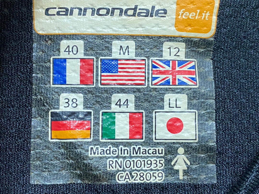 JO211 キャノンデール Cannondale 長袖 ベースレイヤー 黒 レディース LL
