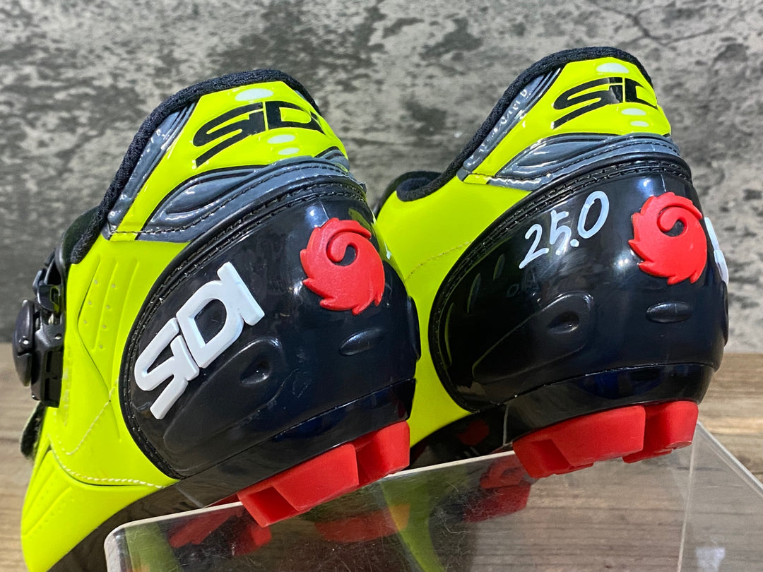 KG392 シディ SIDI TRACE MTB ビンディングシューズ 黄 SPD EU40 ※ペン字あり