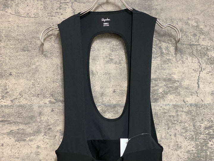KA860 ラファ Rapha CORE CARGO WINTER TIGHTS WITH PAD カーゴビブタイツ 黒 S 裏起毛 ※パッドスレほつれ