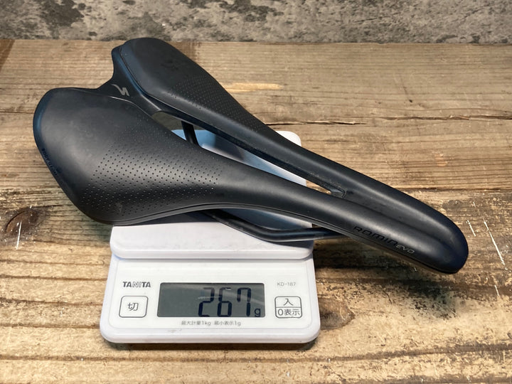 JM308 スペシャライズド SPECIALIZED ROMIN EVO サドル 黒 143mm HOLLOW Tiレール