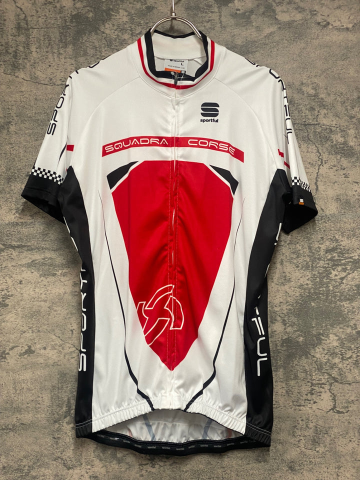 JX561 スポーツフル sportful 半袖 サイクルジャージ 白 L