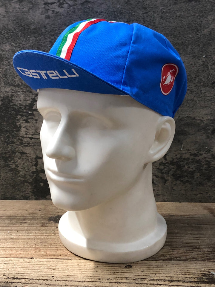 KC798 チネリ Cinelli サイクルキャップ 青 ワンサイズ