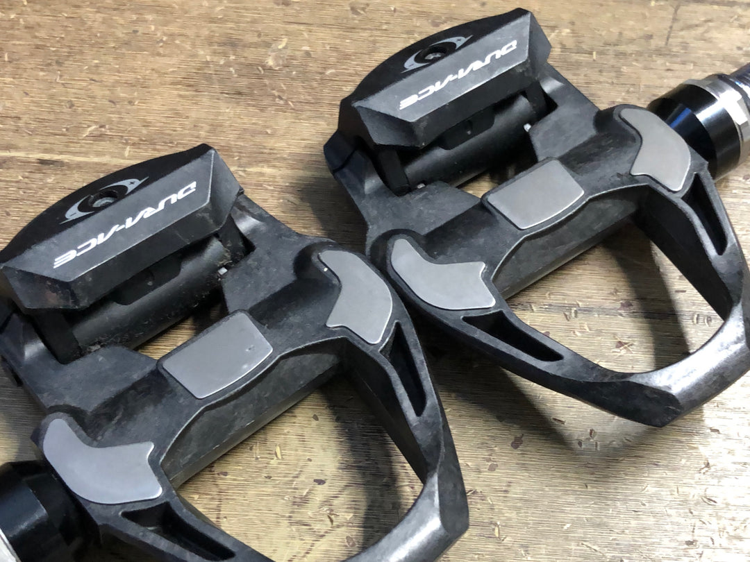 KH806 シマノ SHIMANO デュラエース DURA-ACE PD-R9100 ビンディングペダル SPD-SL 青クリート付