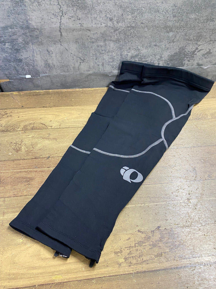 KB239 パールイズミ PEARL iZUMi レッグウォーマー 黒 M チャック付き ※ロゴ劣化