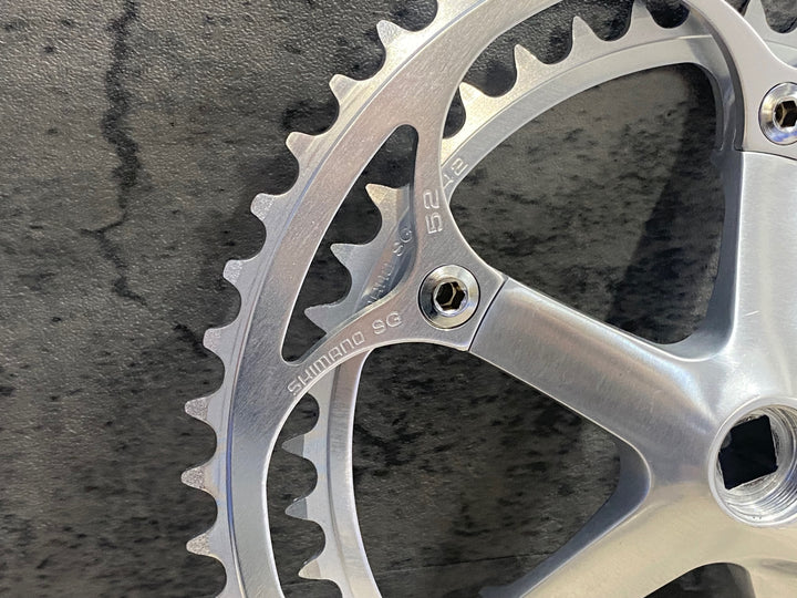 KJ624 シマノ SHIMANO 600 FC-6400 クランクセット 52/42 170mm スクエア