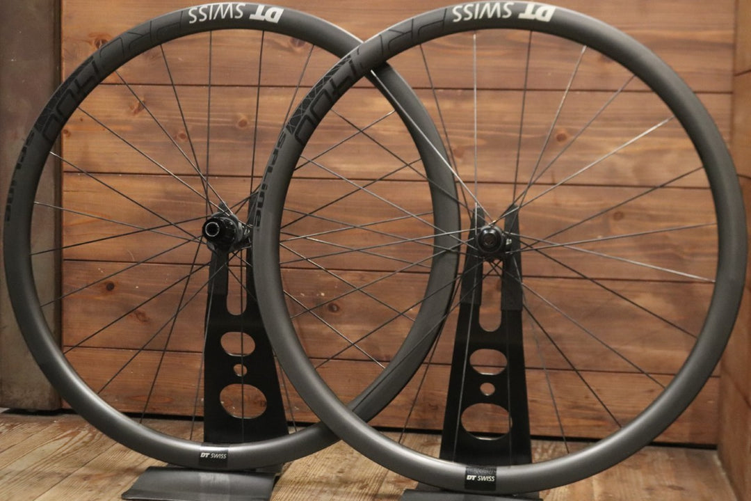 DT SWISS PRC 1400 SPLINE DB 35 カーボン チューブレス ホイールセット シマノ12/11S ワイドリム 18C 【東京南麻布店】
