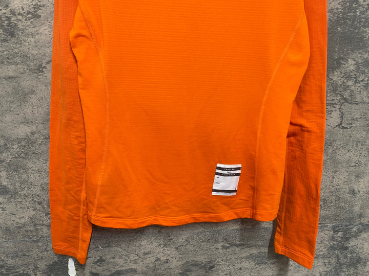 KO569 ラファ Rapha PRO TEAM THERMAL BASE LAYER LONG SLEEVE 長袖 ベースレイヤー オレンジ L