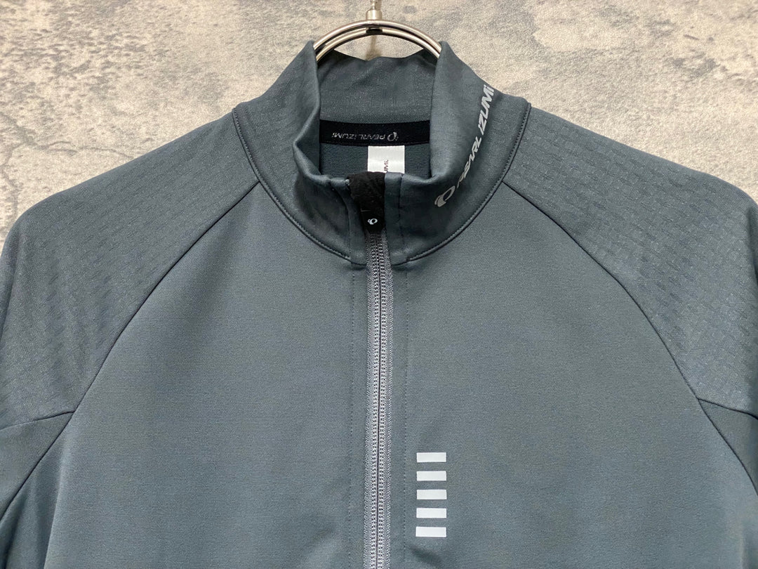 JS684 パールイズミ PEARL iZUMi 長袖 サイクルジャージ グレー LADIES M 裏起毛
