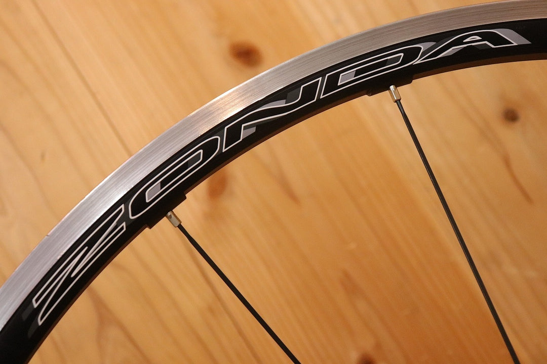 カンパニョーロ CAMPAGNOLO ゾンダ ZONDA アルミ クリンチャー ホイールセット シマノ 11S/12S 【芦屋店】