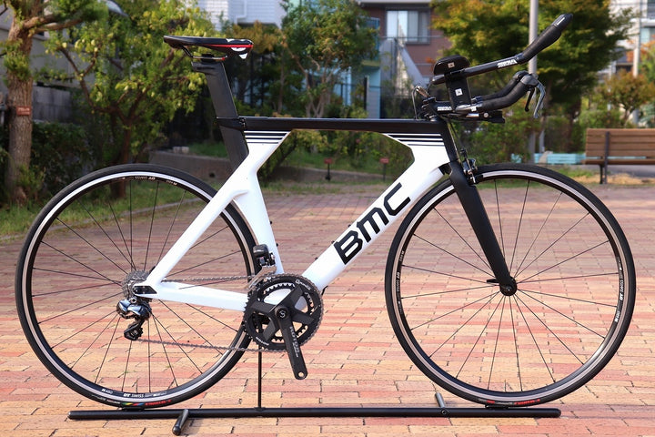 ビーエムシー BMC タイムマシーン TIMEMACHINE TM02 2018年モデル MLサイズ シマノ アルテグラ 6870 MIX DI2 11S カーボン TTバイク 【芦屋店】
