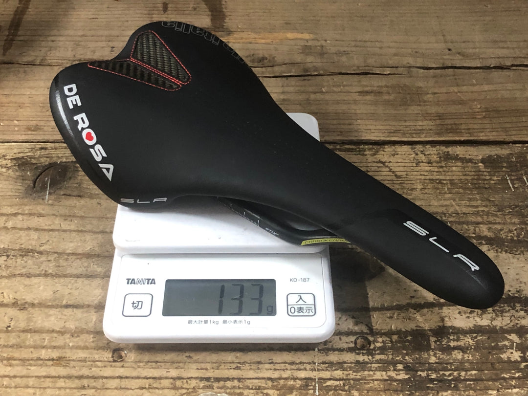 JU259 セライタリア selle Italia SLR デローザ DE ROSA サドル カーボンレール 黒