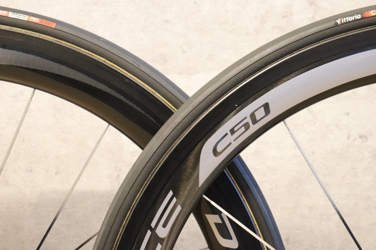 シマノ SHIMANO デュラエース DURA-ACE WH-9000 C50 TU カーボン チューブラー ホイールセット シマノ 12/11S  ワイドリム 24mm 【さいたま浦和店】