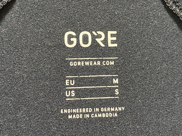 JQ795 ゴア GORE 長袖 サイクルジャージ 黒 EU-Mサイズ 裏起毛
