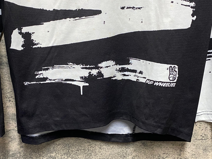KP612 Troy Lee Designs 長袖 Tシャツ 黒 白 M