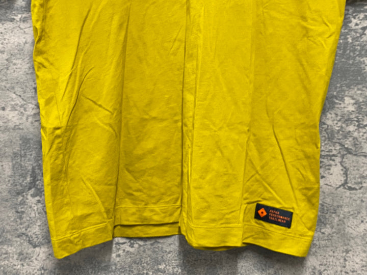 JE046 ラファ RAPHA TRAIL T-SHIRT 黄色 L