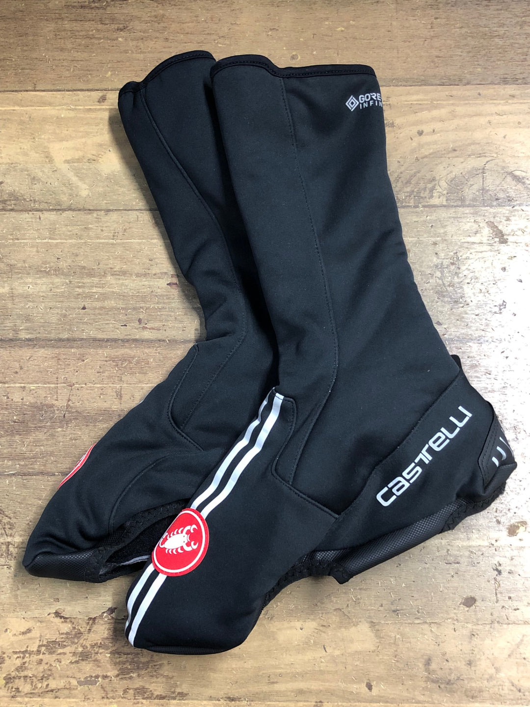 KN707 カステリ CASTELLI ESTREMO SHOECOVER シューズカバー 黒 L