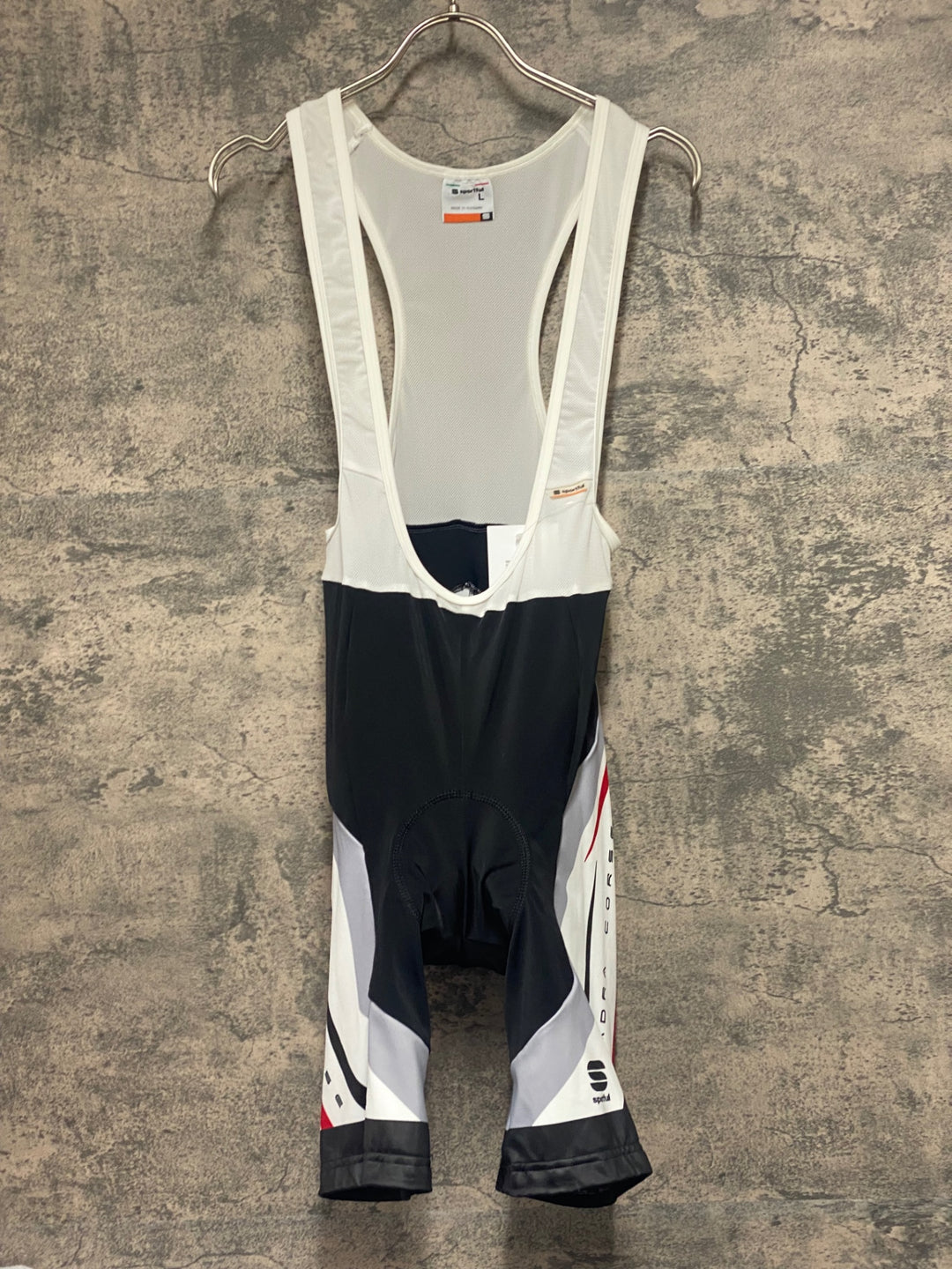 JX560 スポーツフル sportful ビブショーツ 白 黒 L