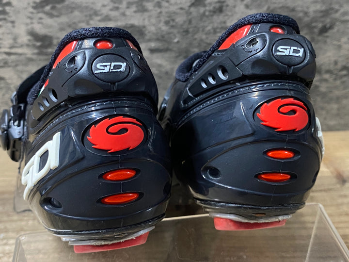 KM086 シディ SIDI WIRE CARBON ビンディングシューズ 黒 EU41 3穴