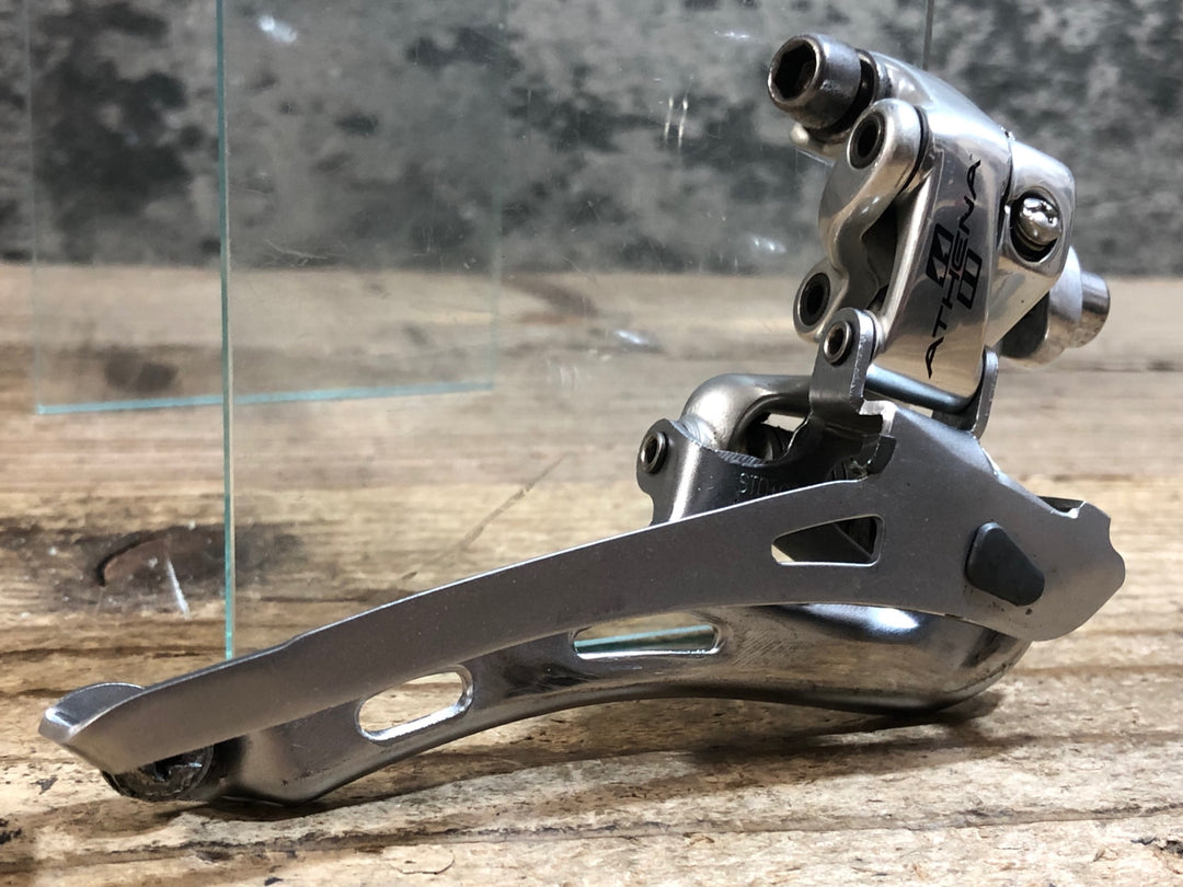KI933 カンパニョーロ CAMPAGNOLO アテナ ATHENA 11 FD11-AT2B フロントディレイラー 直付 2s シルバー